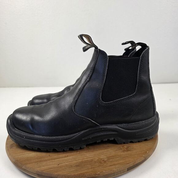 Blundstone Boots Mens Size 10.5 Black Chelsea Work Slip Resistant EH ASTM F2892 - Picture 1 of 14